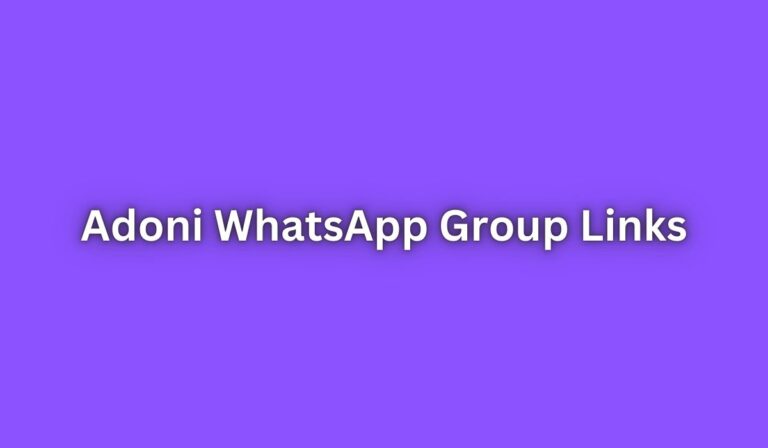 Adoni WhatsApp Group Links