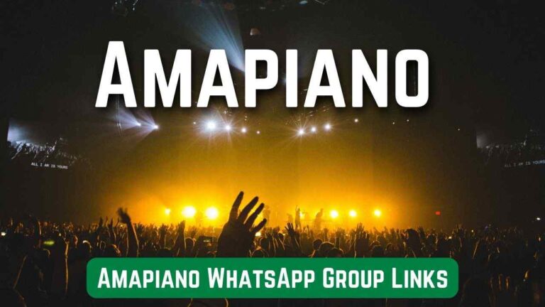 Amapiano WhatsApp Group Links