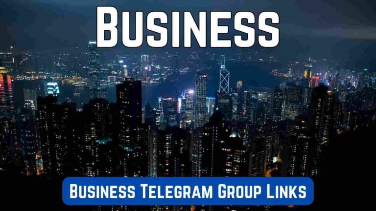 Business Telegram Group Links