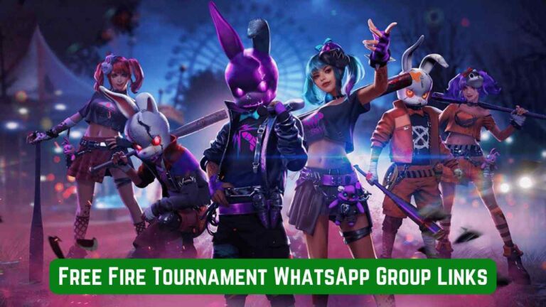 Free Fire Tournament WhatsApp Group Links