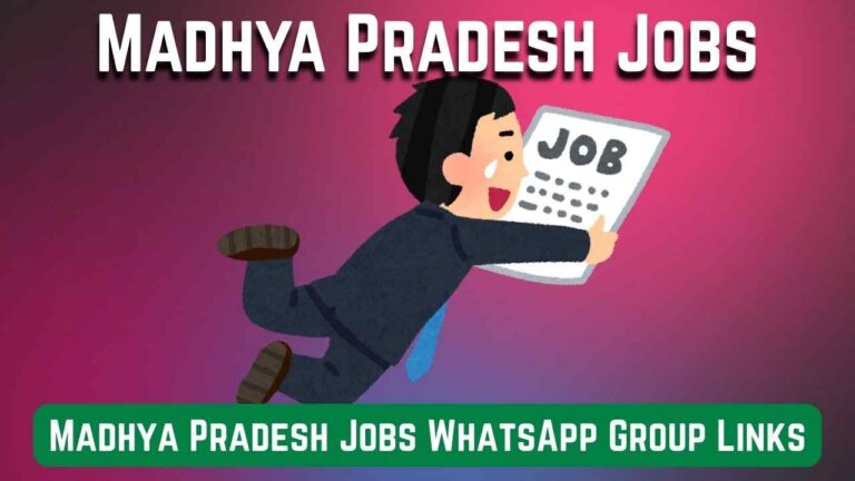 Madhya Pradesh Jobs WhatsApp Group Links