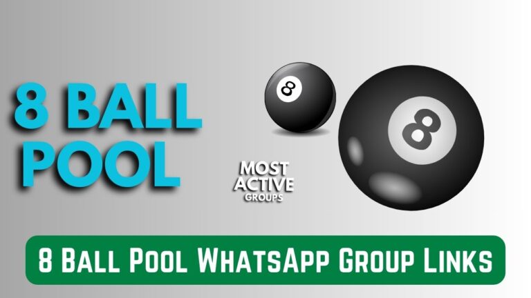 8 Ball Pool WhatsApp Group Links