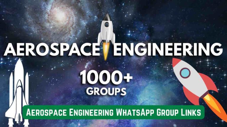 Aerospace Engineering WhatsApp Group Links