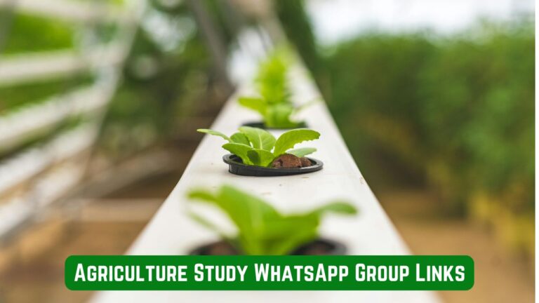 Agriculture Study WhatsApp Group Links