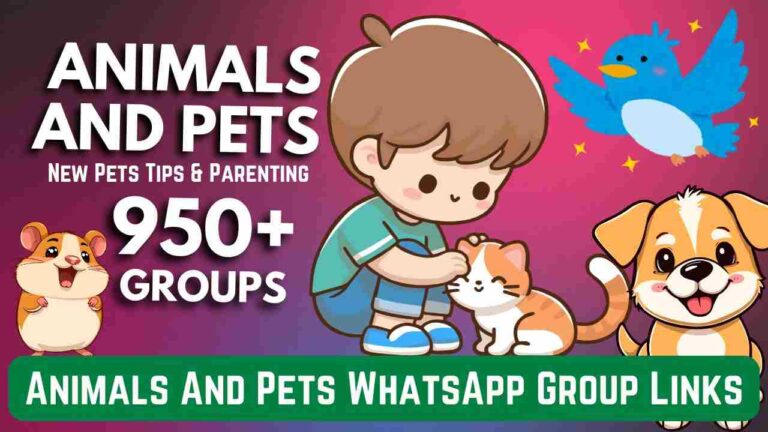 Animals And Pets WhatsApp Group Links
