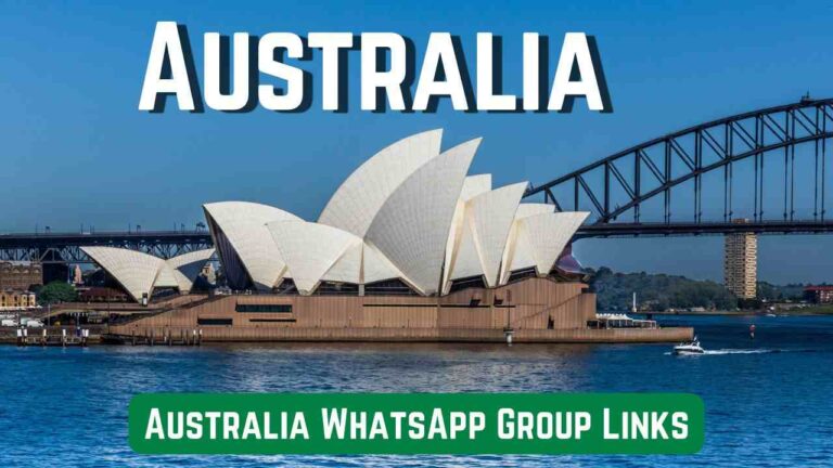Australia WhatsApp Group Links