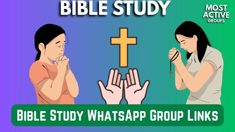 Bible Study WhatsApp Group Links