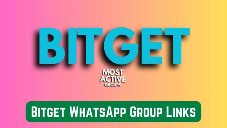 Bitget WhatsApp Group Links