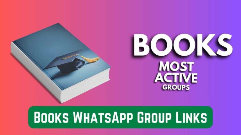 Books WhatsApp Group Links