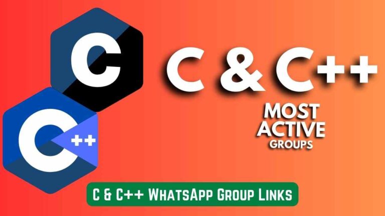 C & C++ WhatsApp Group Links