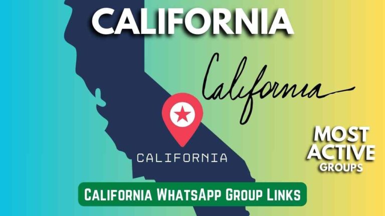 California WhatsApp Group Links