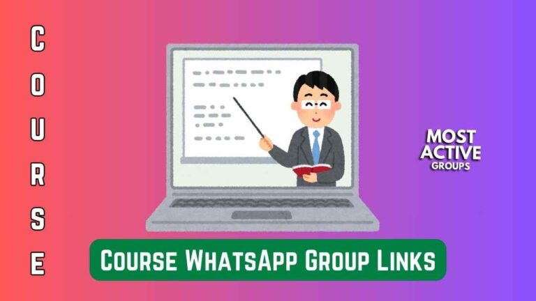 Course WhatsApp Group Links