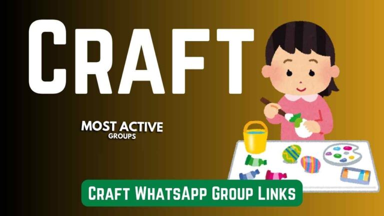 Craft WhatsApp Group Links