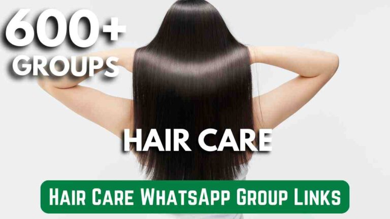 Hair Care WhatsApp Group Links