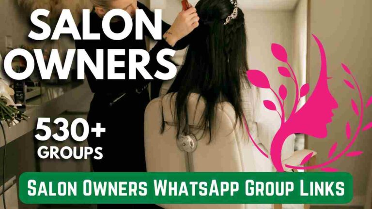 Salon Owners WhatsApp Group Links