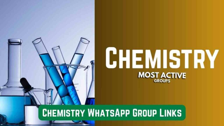 Chemistry WhatsApp Group Links