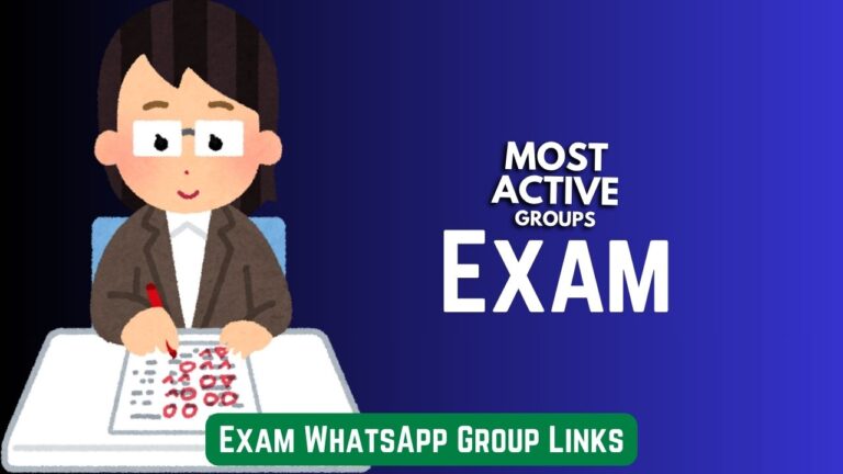 Exam WhatsApp Group Links