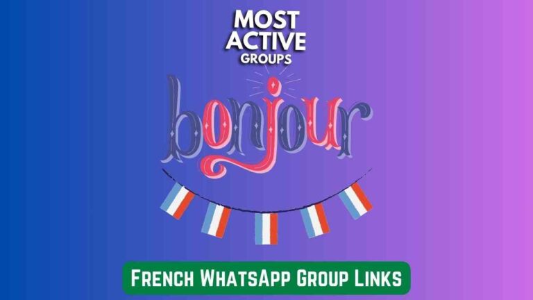 French WhatsApp Group Links