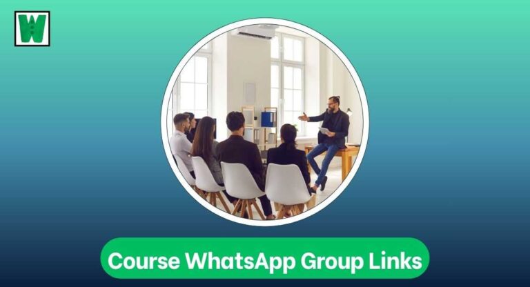 Course WhatsApp Group Links