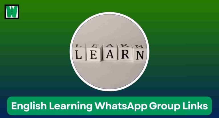 English Learning WhatsApp Group Links